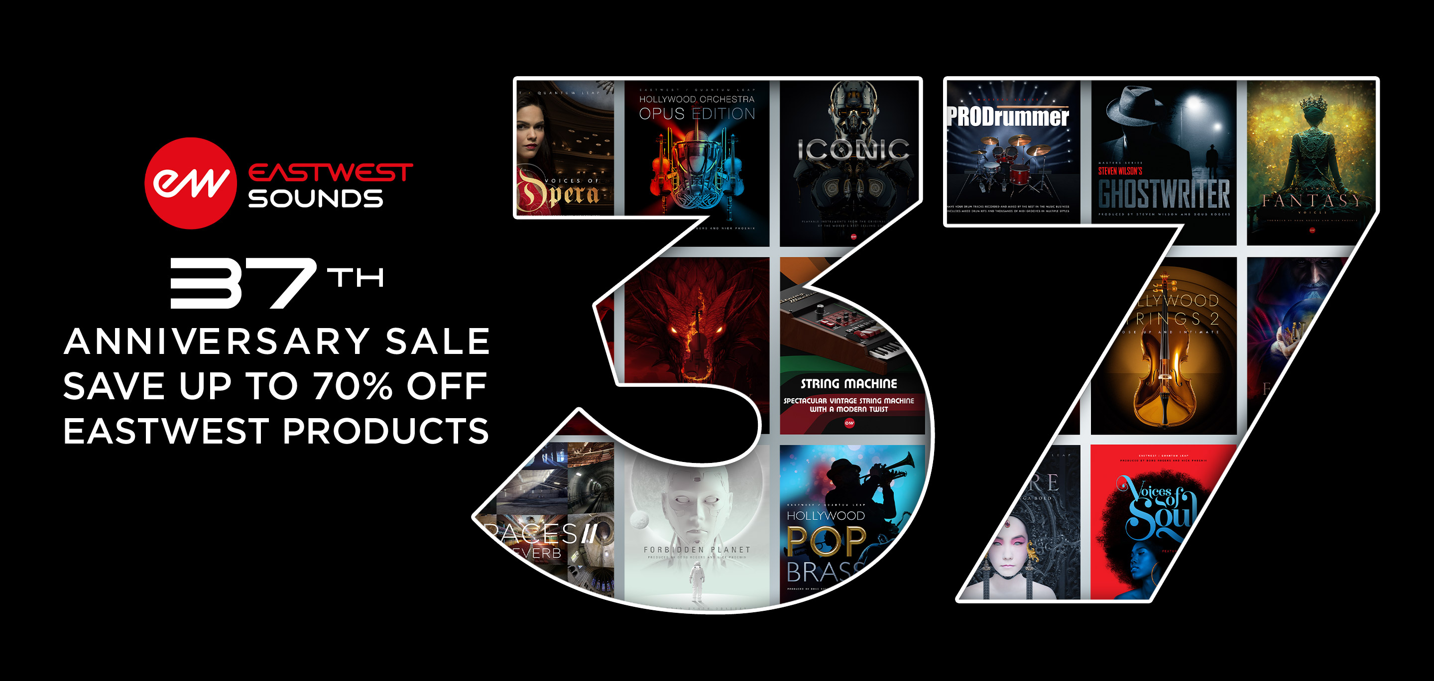 EastWest 37th Anniversary Sale - Save up to 70% Off EastWest Products