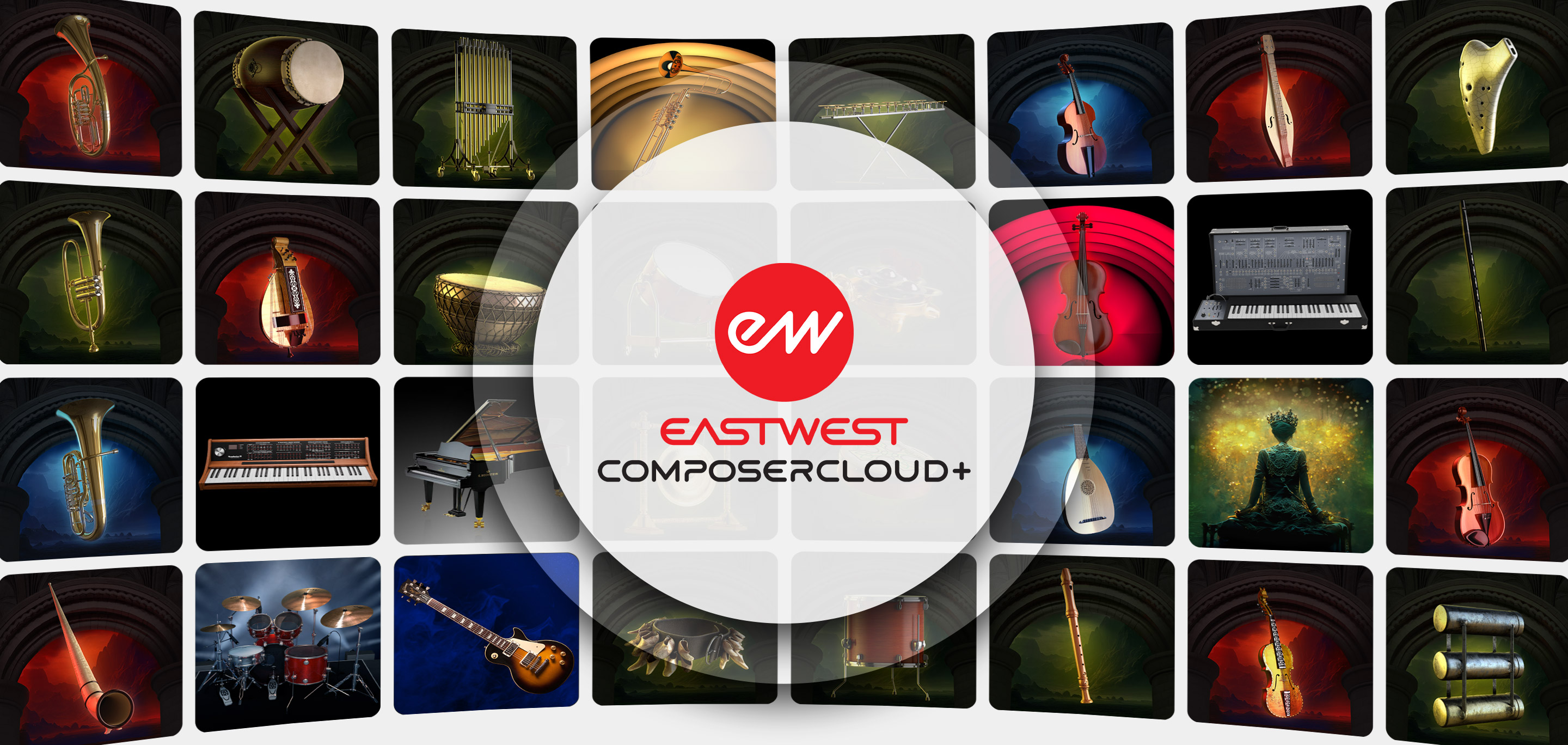 EastWest ComposerCloud+ - All of EastWest's 42,000+ Award-Winning Virtual Instruments for only $19.99 per month