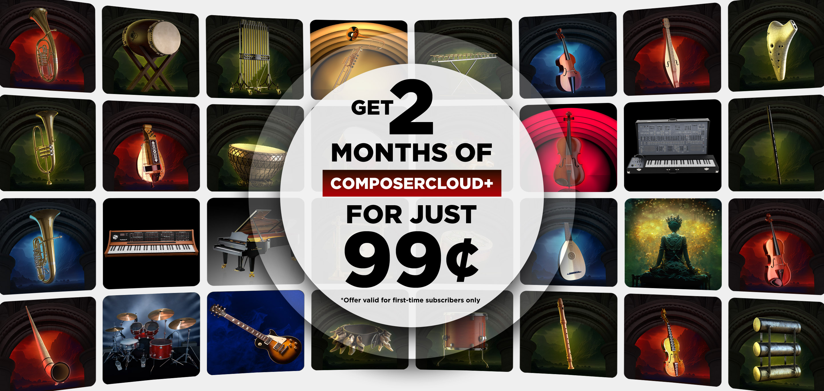 EastWest ComposerCloud - Get 2 Months of ComposerCloud+ for just 99 Cents