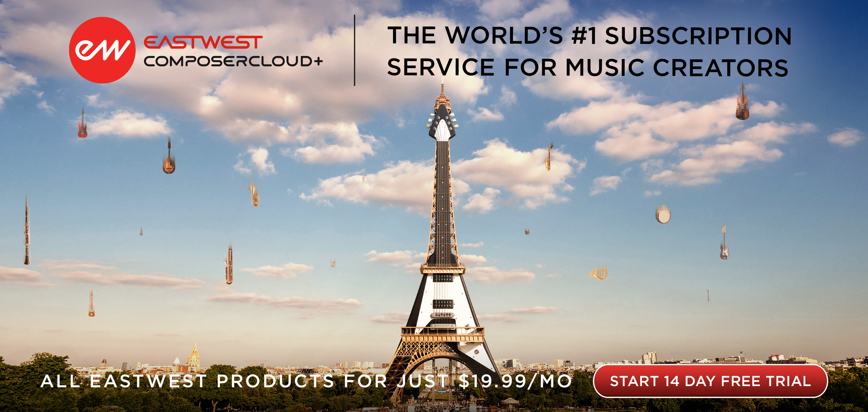 EastWest ComposerCloud+ - Start Your 14 Day Free Trial