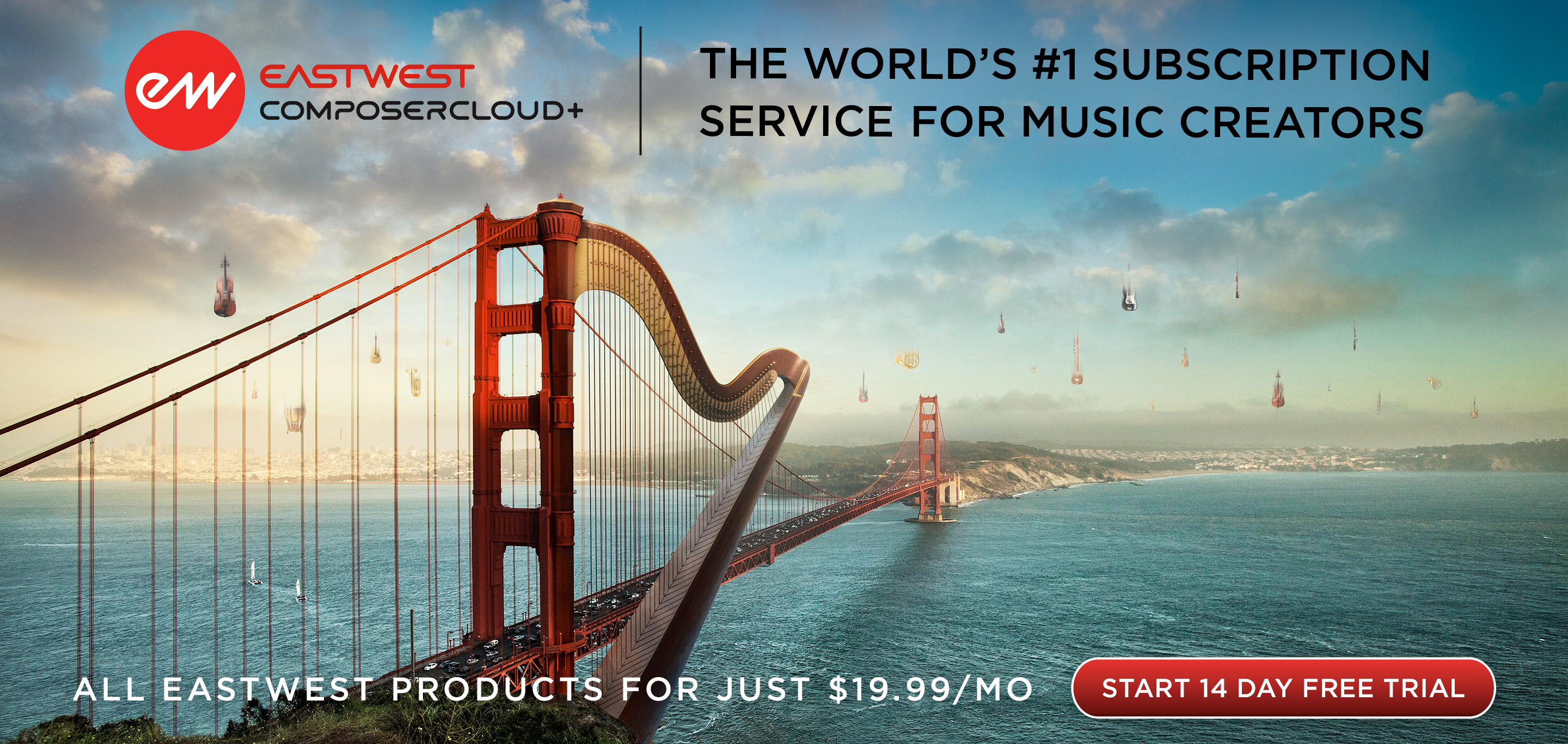 EastWest ComposerCloud+ - Start Your 14 Day Free Trial