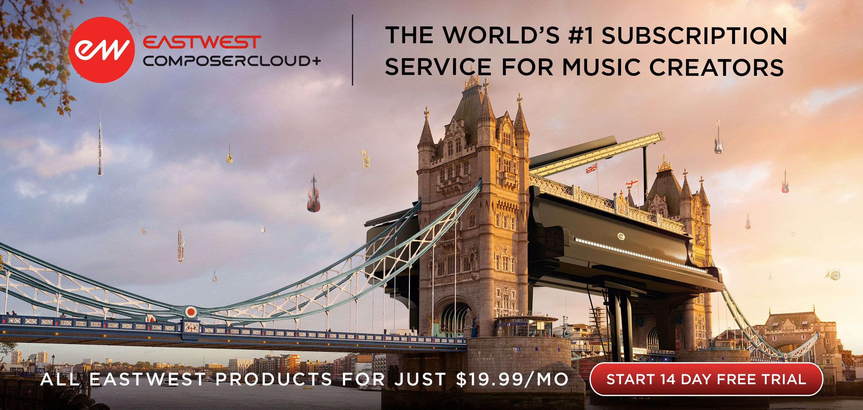 EastWest ComposerCloud+ - Start Your 14 Day Free Trial