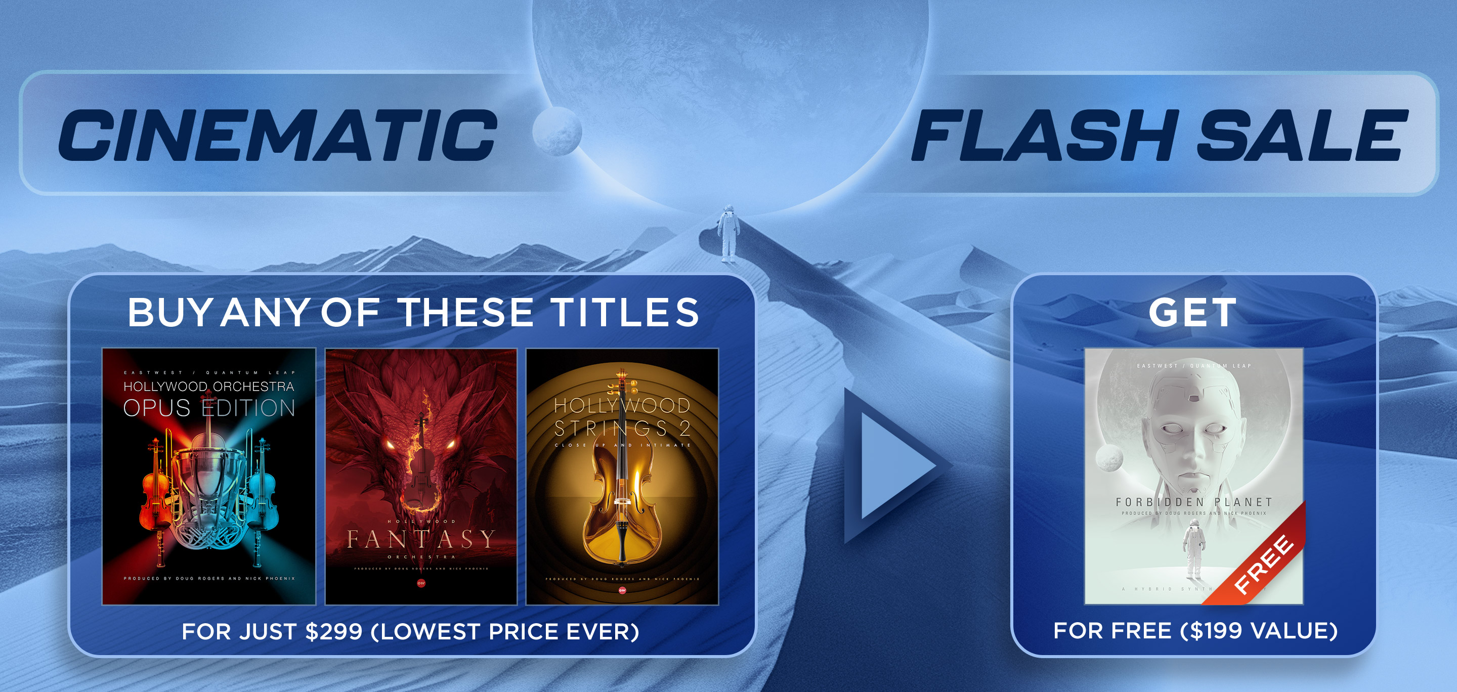 EastWest Cinematic Flash Sale - Get Forbidden Planet for FREE with valid purchase
