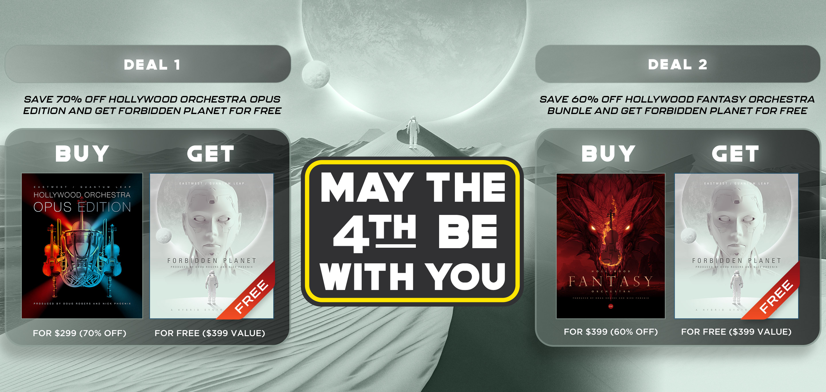 EastWest May the 4th Sale - 2 Deals That Are Simply Out Of This World