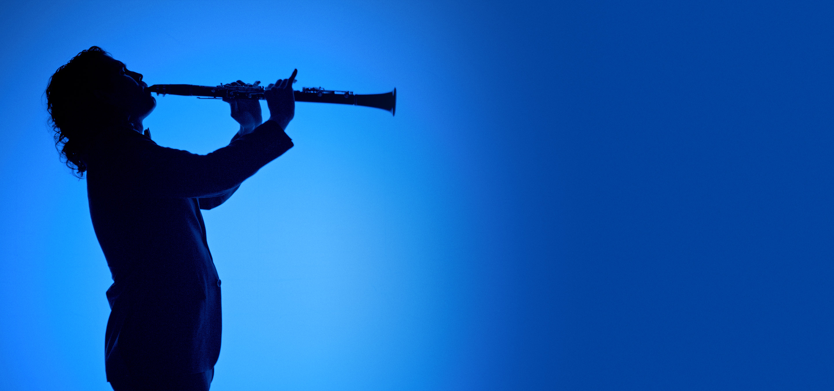 Clarinet Player Silhouette